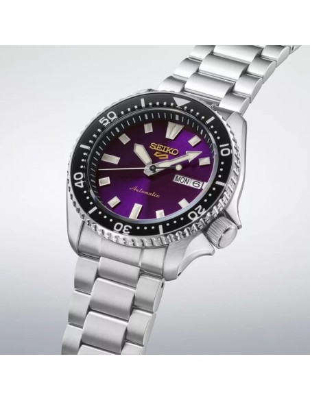 automático hombre Seiko 5 Sports SKX HDB003J Edo Murasaki Purple 145th Anniversary Limited